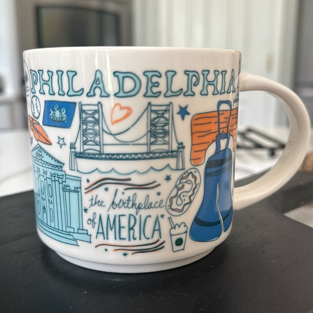 Starbucks, Philadelphia “Been there Series” 14 oz mug. New in box